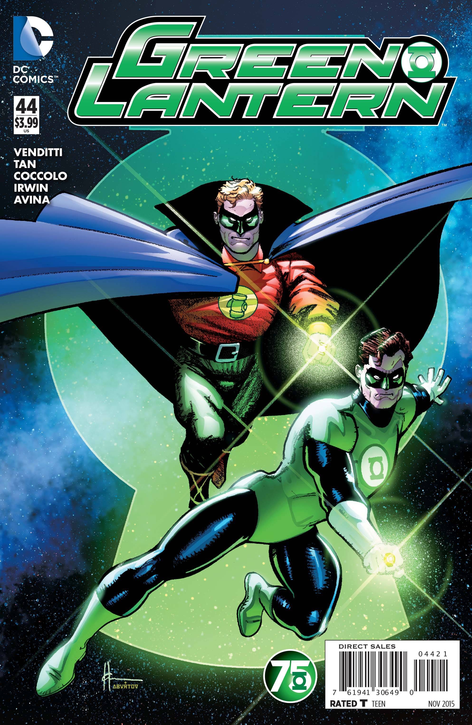 GREEN LANTERN #44 GREEN LANTERN 75 VARIANT