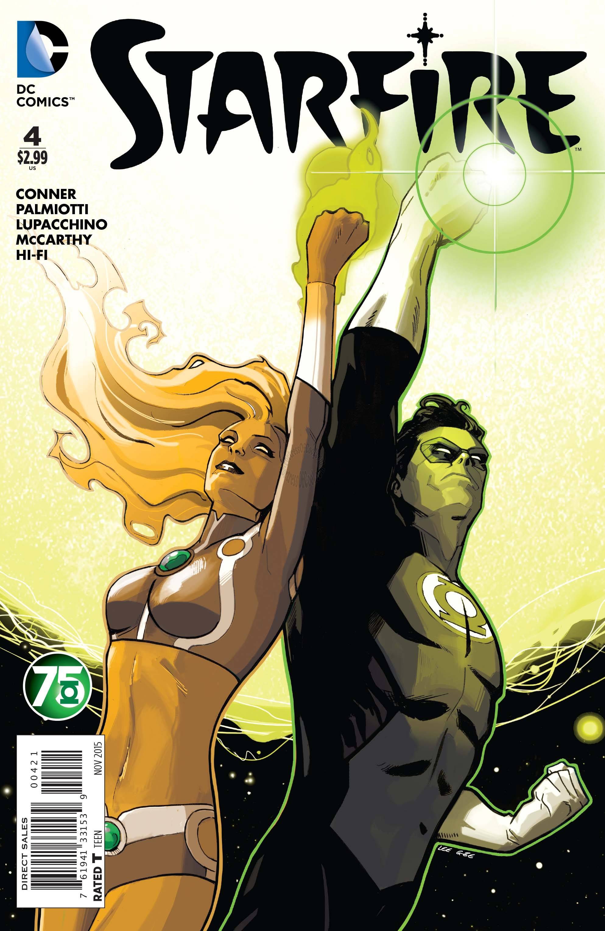 STARFIRE #4 GREEN LANTERN 75 VARIANT