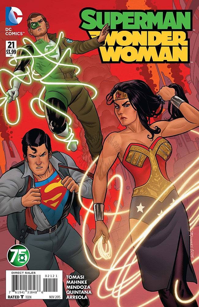 SUPERMAN WONDER WOMAN #21 GREEN LANTERN 75 VARANT