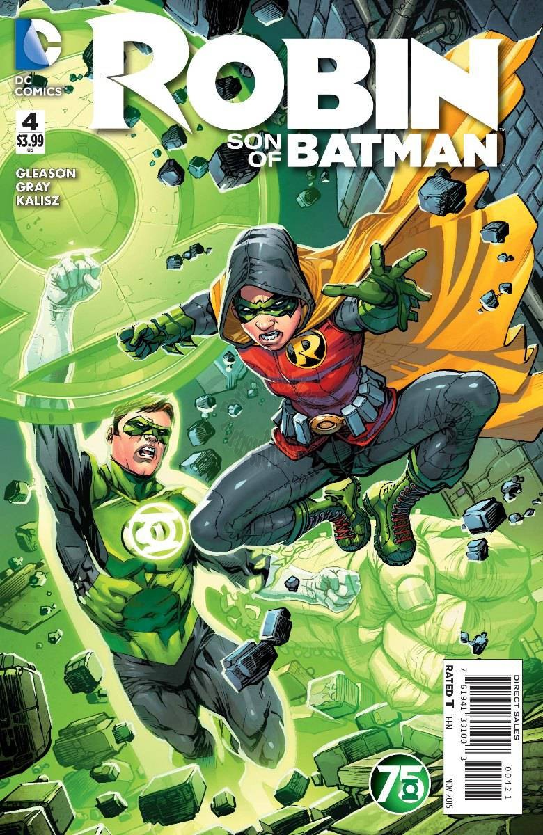 ROBIN SON OF BATMAN #4 GREEN LANTERN 75 VARIANT