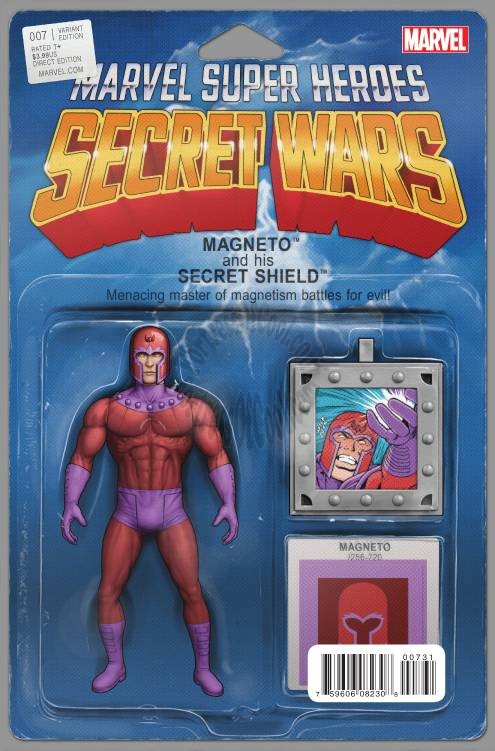 SECRET WARS #7 (OF 9) ACTION FIGURE VARIANT SWA