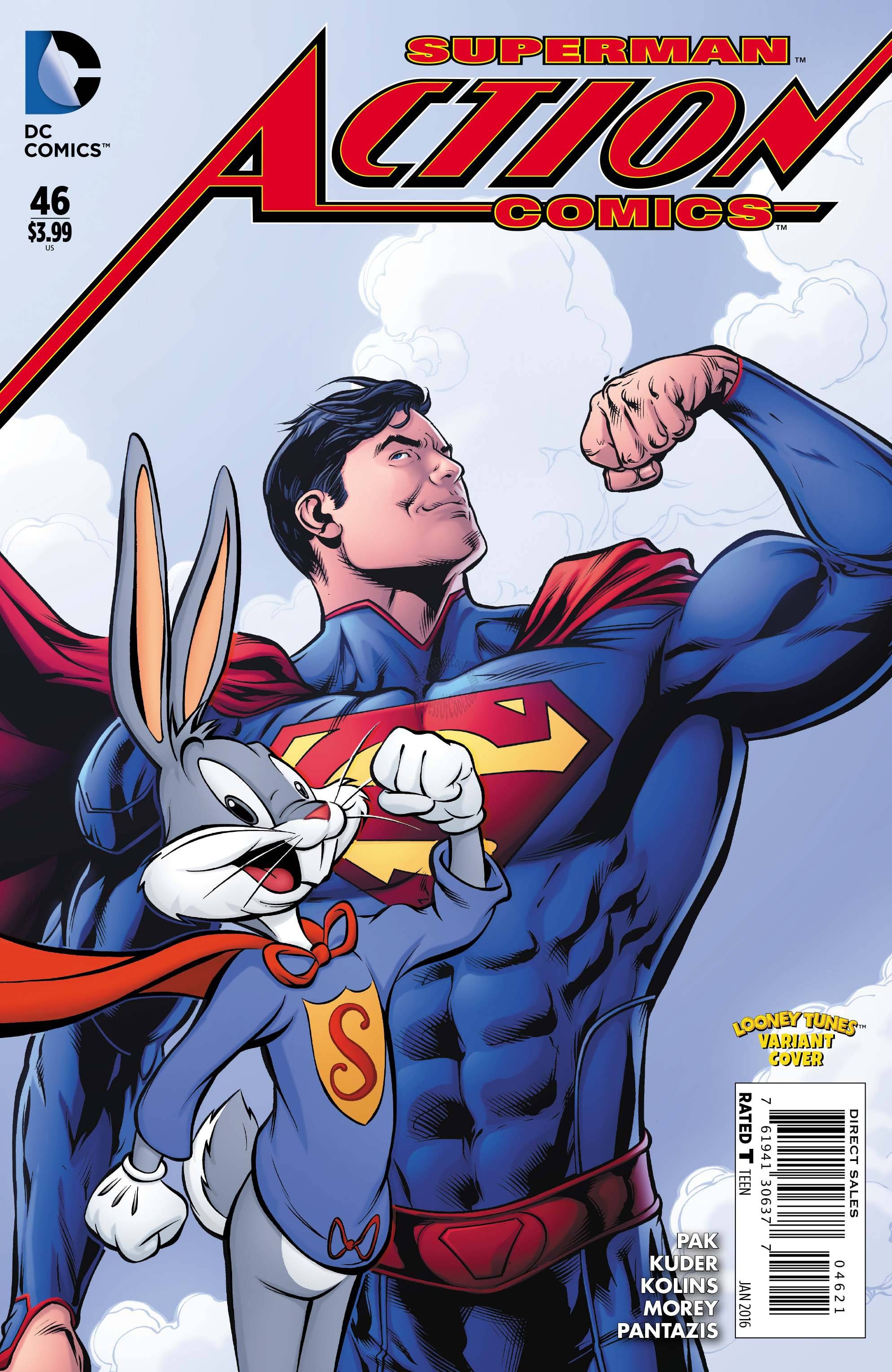 ACTION COMICS #46 LOONEY TUNES VARIANT