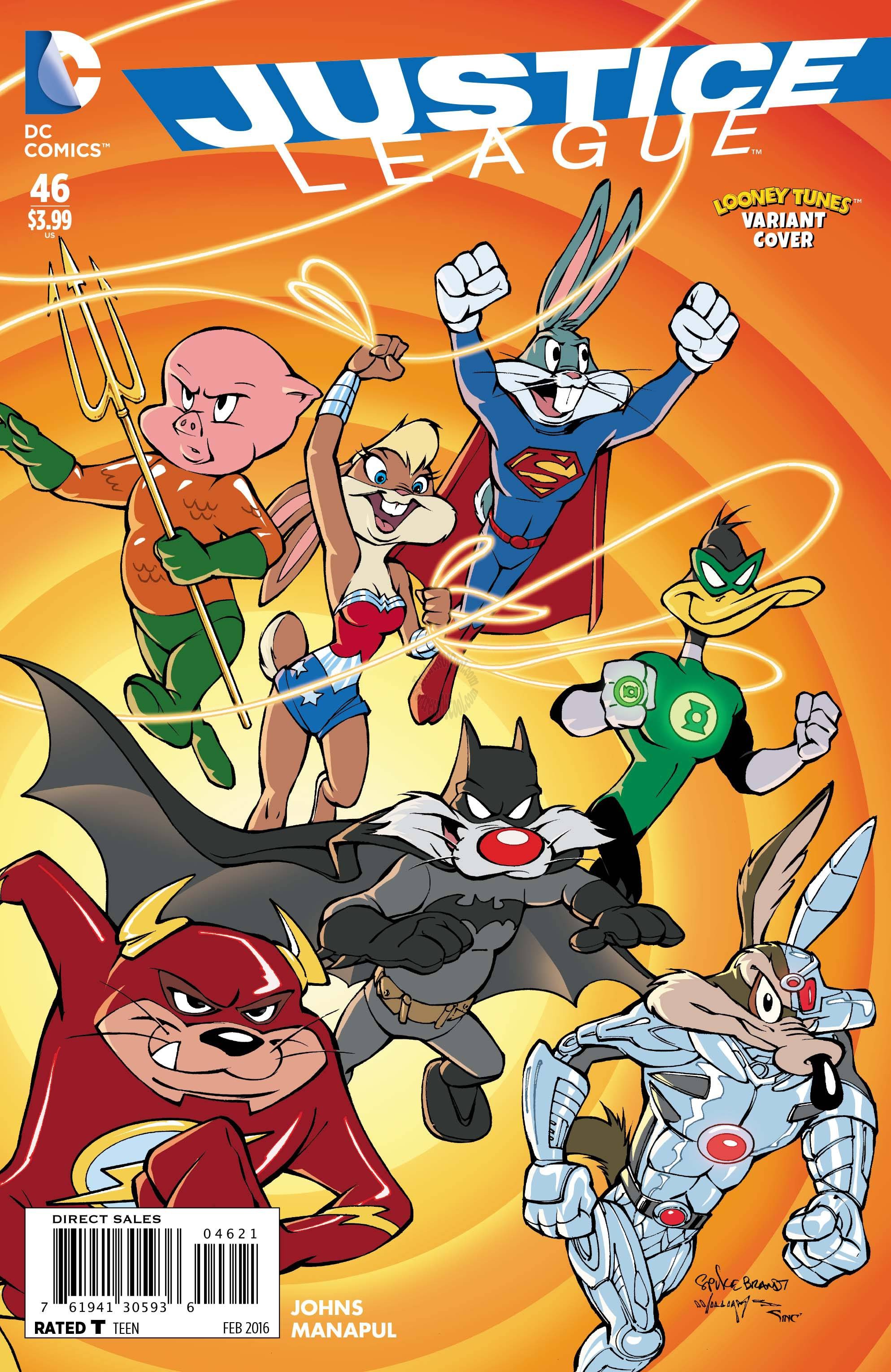 JUSTICE LEAGUE #46 LOONEY TUNES VARIANT