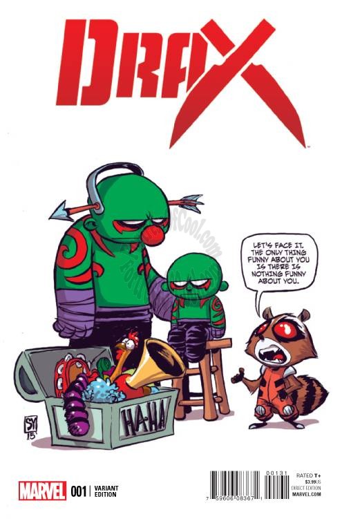 DRAX #1 YOUNG VARIANT