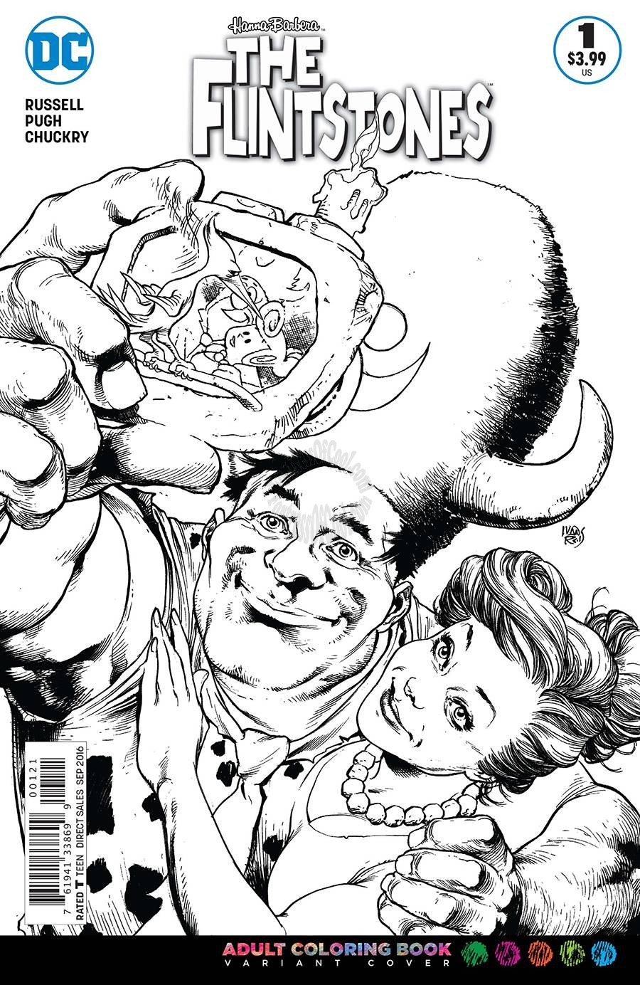 FLINTSTONES #1 COLORING BOOK VARIANT