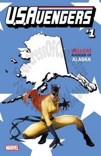 US AVENGERS #1 REIS ALASKA STATE VARIANT NOW