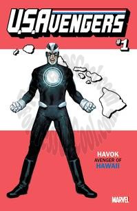 US AVENGERS #1 REIS HAWAII STATE VARIANT NOW