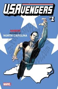 US AVENGERS #1 REIS NORTH CAROLINA STATE VARIANT NOW