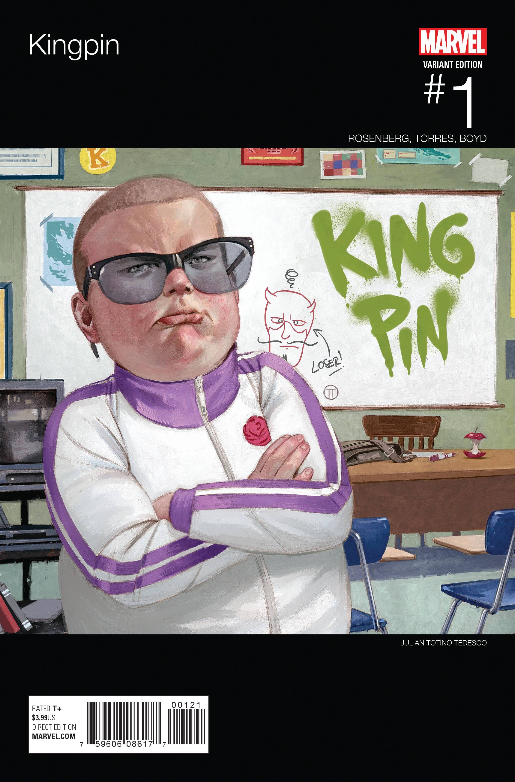 KINGPIN #1 TEDESCO HIP HOP VARIANT