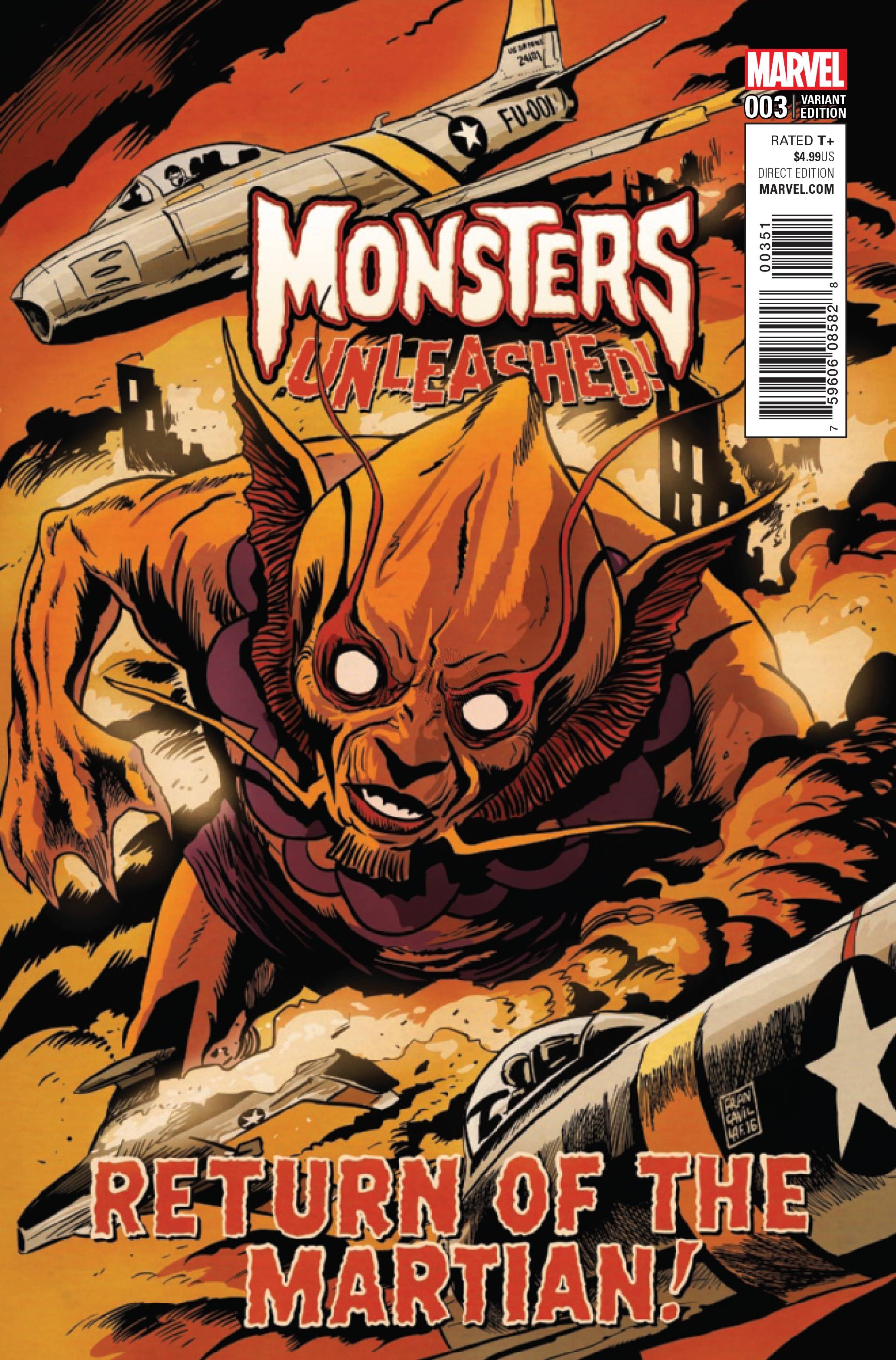 MONSTERS UNLEASHED #3 (OF 5) FRANCAVILLA 50S MOVIE POSTER VARIANT