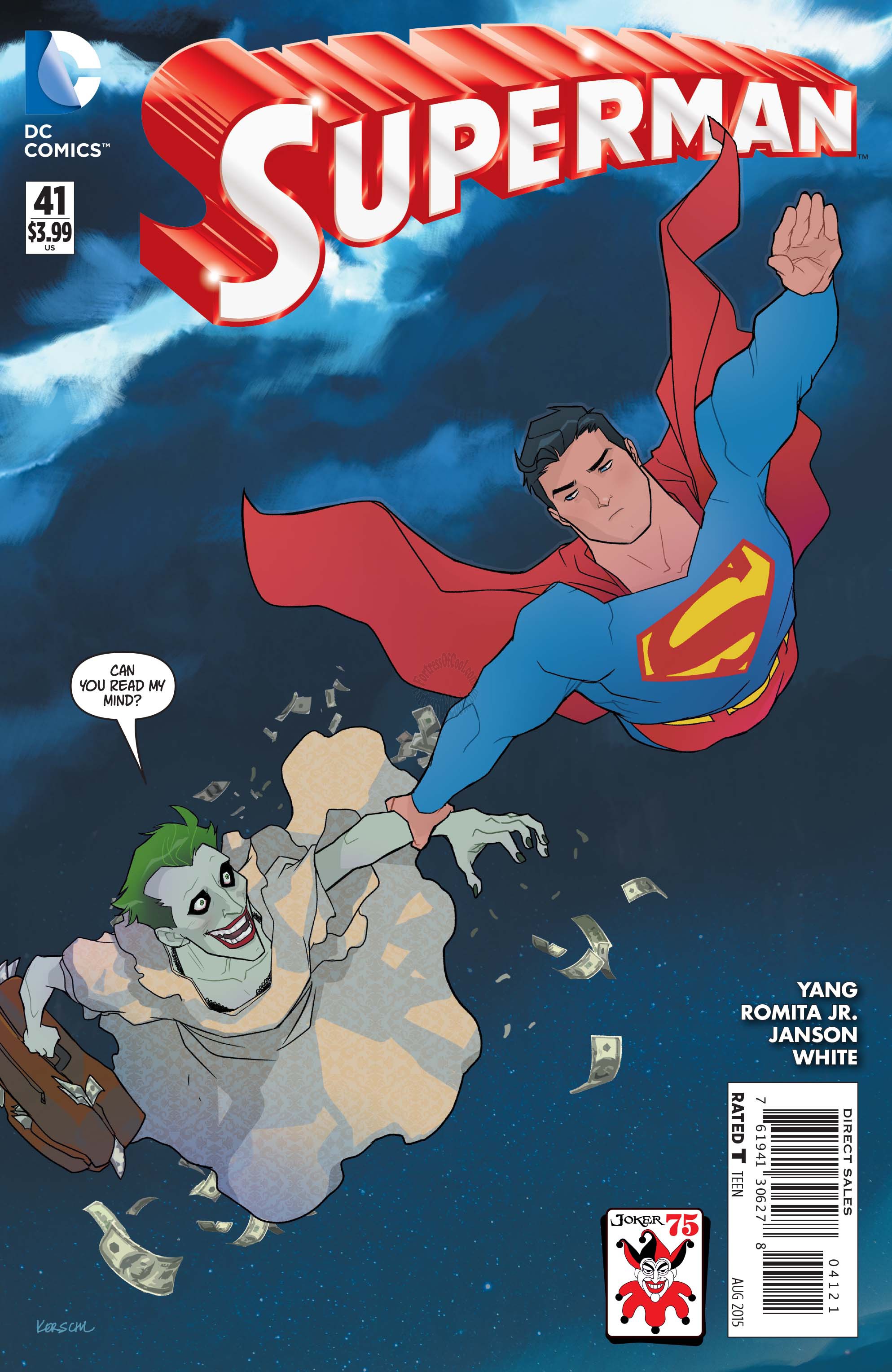 SUPERMAN #41 THE JOKER VARIANT EDITION