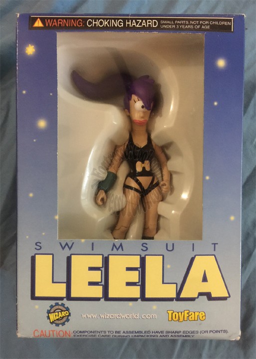 FUTURAMA SWIMSUIT LEELA TOYFARE EXCLUSIVE ACTION FIGURE
