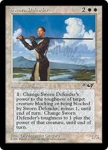 Sworn Defender - Single Card - Magic The Gathering (MTG)