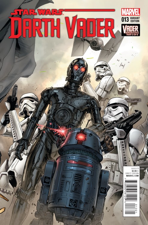 DARTH VADER #13 MANN CONNECTING VARIANT VADER DOWN