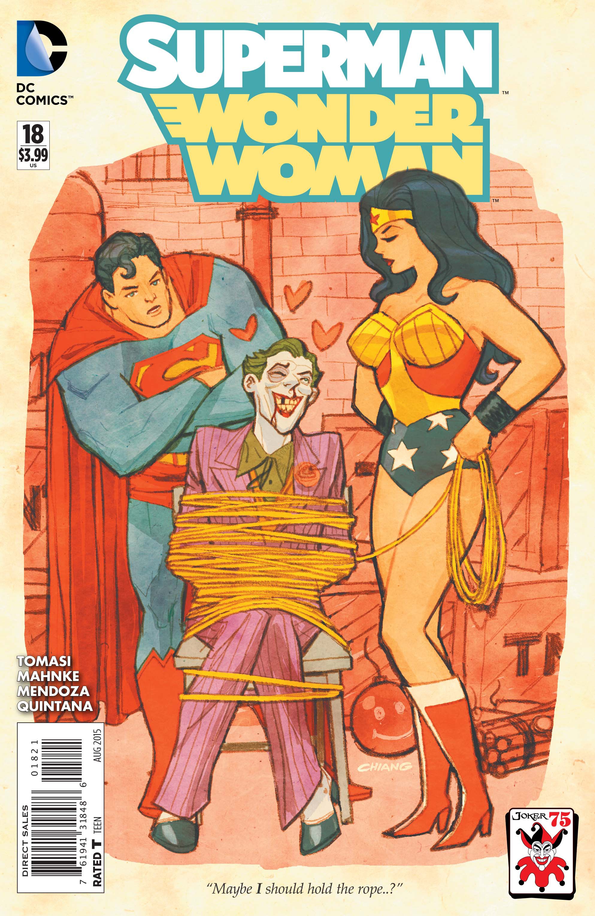 SUPERMAN WONDER WOMAN #18 THE JOKER VARIANT EDITION