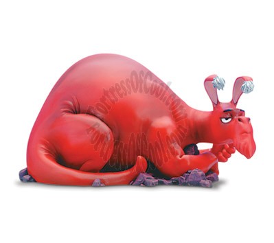 RED DRAGON & TED LIMITED EDITION COLD CAST STATUE (BONE)