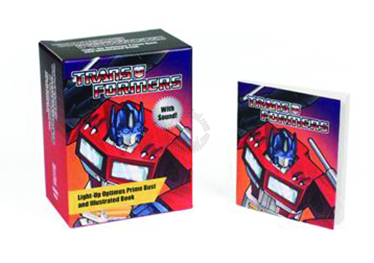 TRANSFORMERS LIGHT-UP OPTIMUS PRIME BUST & BOOK