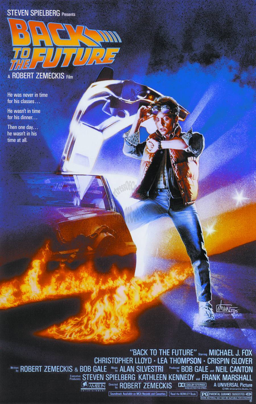 BACK TO THE FUTURE MOVIE MASTERPRINT