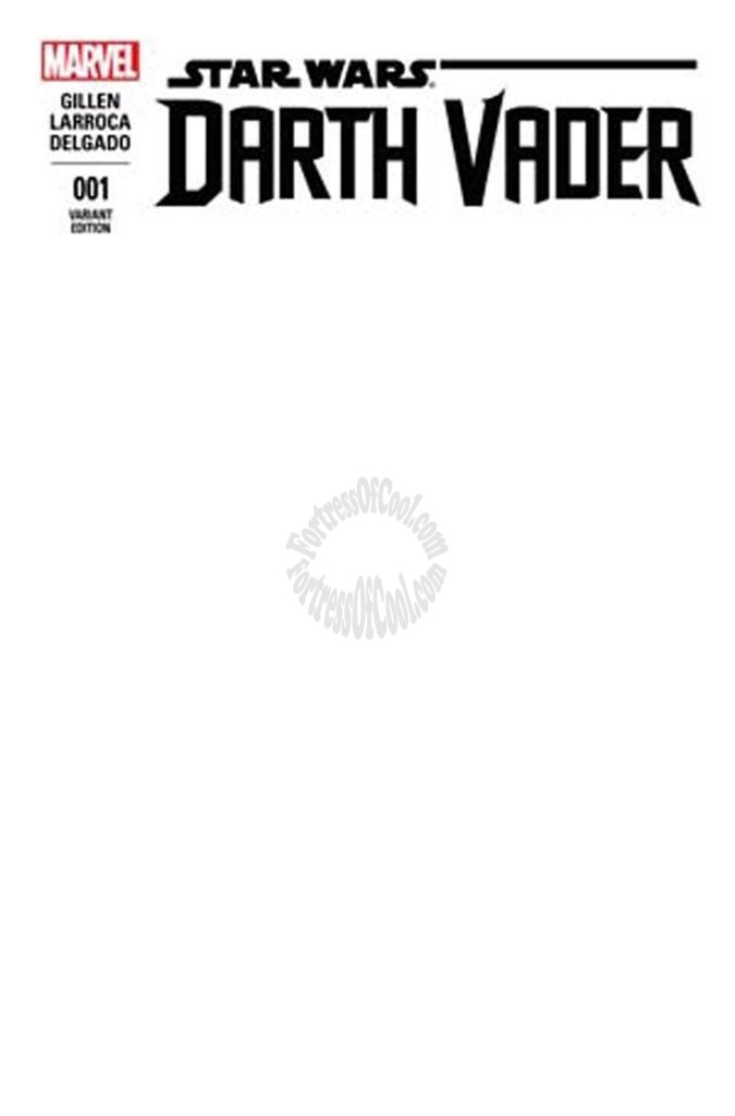 DARTH VADER ANNUAL #1 BLANK VARIANT