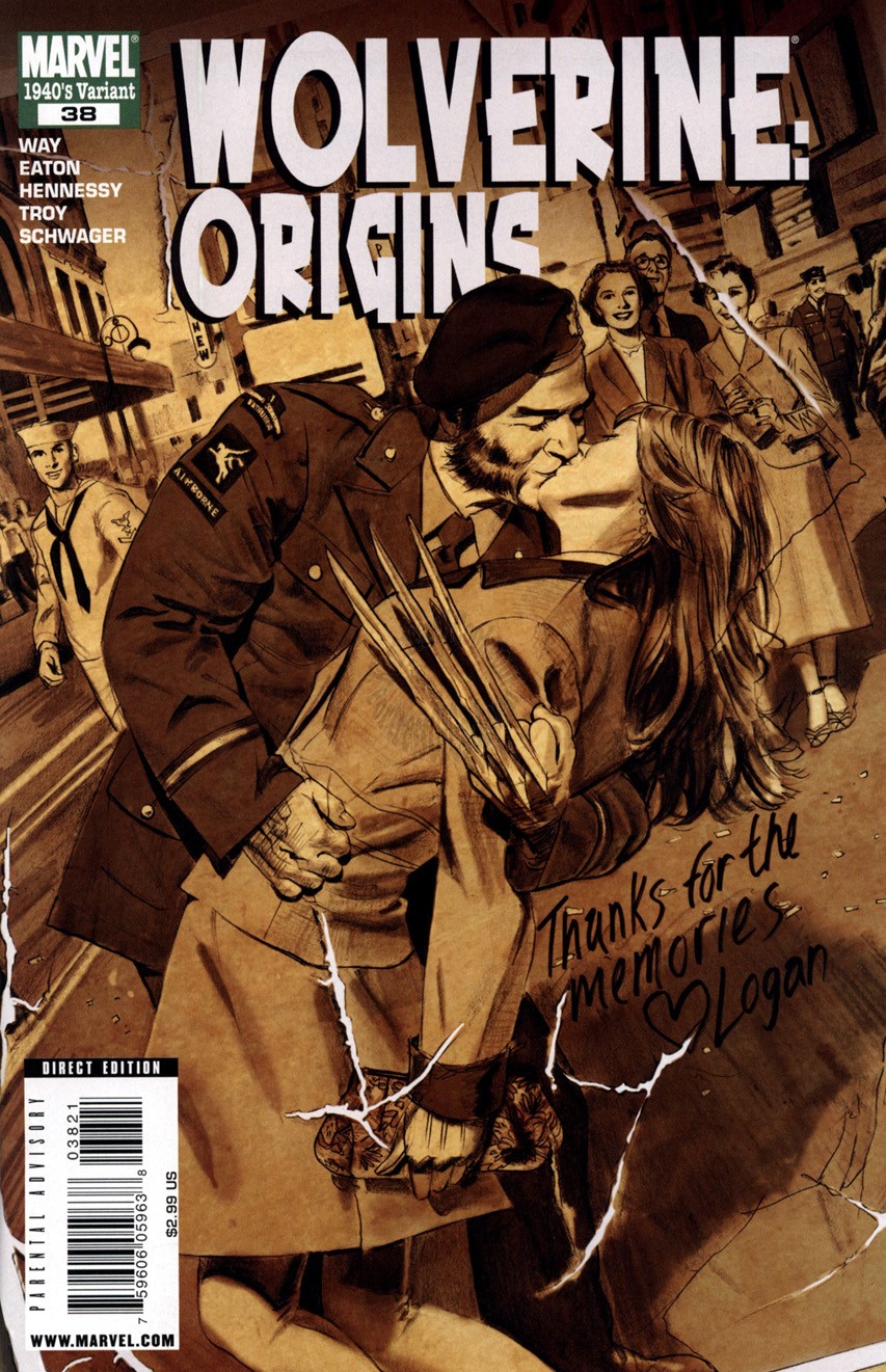 WOLVERINE:ORIGINS #38 Mike Mayhew 1940s Variant