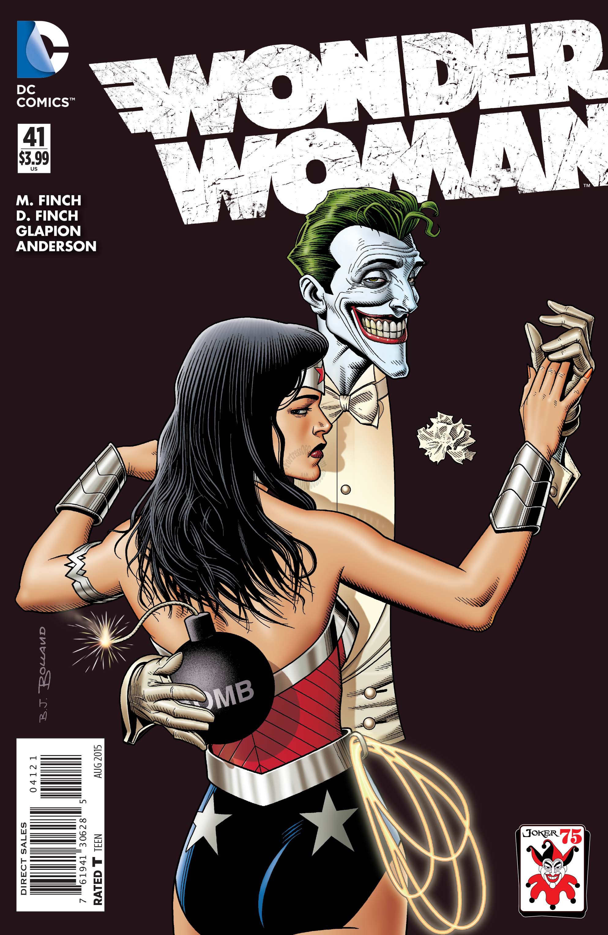 WONDER WOMAN #41 THE JOKER VARIANT EDITION