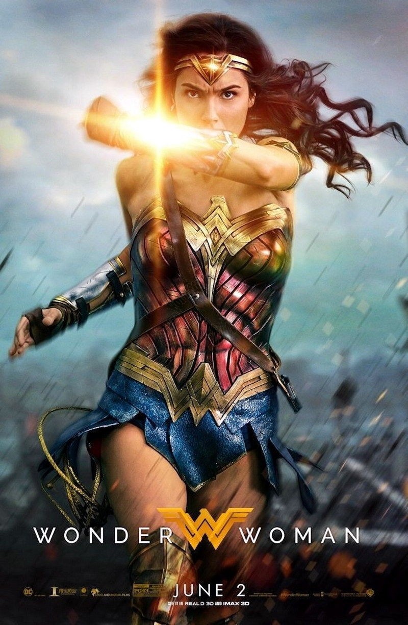 Wonder Woman (Gal Gadot) Movie Promo Poster 27" x 40"