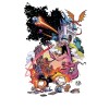 FCBD 2021 COMMEMORATIVE ARTIST SKOTTIE YOUNG WOMEN HEATHER GRAY T-SHIRT XXL