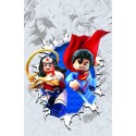 SUPERMAN WONDER WOMAN #13 LEGO VAR 