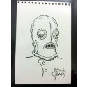 Karl Ruprecht "Kroenen" (Hellboy) - Rick Geary Signed Original Art Sketch