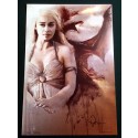 Daenerys Targaryen - Khaleesi - Game of Thrones - Signed Rob Prior Print