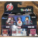 THE FALCON AND BARON ZEMO MARVEL MOVIE MINIMATES EXCLUIVE