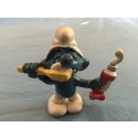 Toothpaste Smurf PVC Figure - Vintage 1979