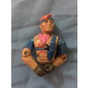 ZANDAR FIGURE UPPER TORSO including both ARMS and HEAD (Version 1) - GI Joe - Series 5 - Vintage 1986