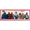 JLA - Justice League of America - Gottlieb Signed Numbered Colored Sketch Original Art