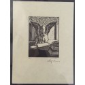 George A. Walker Limited Edition Murder Mysteries Engraving Print - Hand Signed by Neil Gaiman and George A. Walker