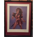 "OLIVIA" DE BERARDINIS PinUp Art "Tattoo II" Print Signed & Numbered - Professionally Framed