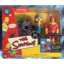 The Simpsons Lunar Base Playset with Radioactive Man (Rainier Wolfcastle) and Fallout Boy (Millhouse) 