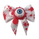 KREEPSVILLE BLUE EYEBALL SPLAT HAIR BOW