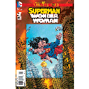 SUPERMAN WONDER WOMAN FUTURES END #1 3D MOTION LENTICULAR COVER