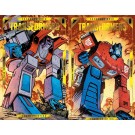 TRANSFORMERS #1 10TH PTG COVER A & B STARSCREAM AND OPTIMUS PRIME FOIL EMBOSS SET
