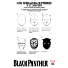 BLACK PANTHER #166 ZDARSKY HOW TO DRAW VARIANT LEGACY