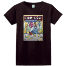 FREE COMIC BOOK DAY (FCBD) 2017 COMMEMORATIVE ARTIST HARTMAN BLACK T-SHIRT (SMALL)