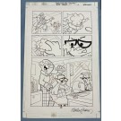 Dexter's Laboratory #24 Signed Original Art Page (Dext-Hair Page 1) - Matt Jenkins