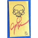 DAWN VENUS IN CHROME CARD SET - LIMITED NUMBERED EDITION - SKULL DRAWING ENVELOPE SIGNED JOSEPH MICHAEL LINSNER
