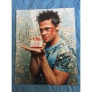 Brad Pitt Autographed Fight Club 8x10 Photo