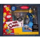 Police Station (with Exclusive Officer Eddie) SIMPSONS WORLD OF SPRINGFIELD WAVE VIII ENVIRONMENT FIGURE SET