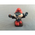 Conductor Papa Smurf PVC Figure - Vintage 1977