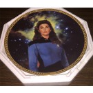 Counselor Deanna Troi - Star Trek The Next Generation 5th Anniversary Plate Collection