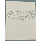 Nude Woman in Repose - Bruce Timm Original Signed Sketch