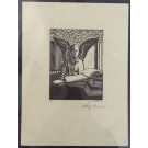 George A. Walker Limited Edition Murder Mysteries Engraving Print - Hand Signed by Neil Gaiman and George A. Walker